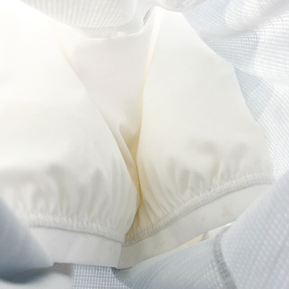 Adidas White Grey & Pink Racerback Athletic Top with Built-In Sports Bra - Picture 6 of 12